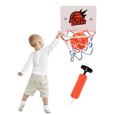 3pcs/set Children Kids Mini Basketball Hoop  Suck Wall-mount