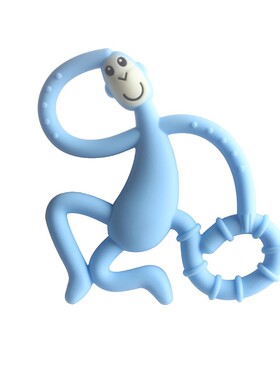 Safe Baby Teether Toys Toddle Monkey Teething Ring Silicone