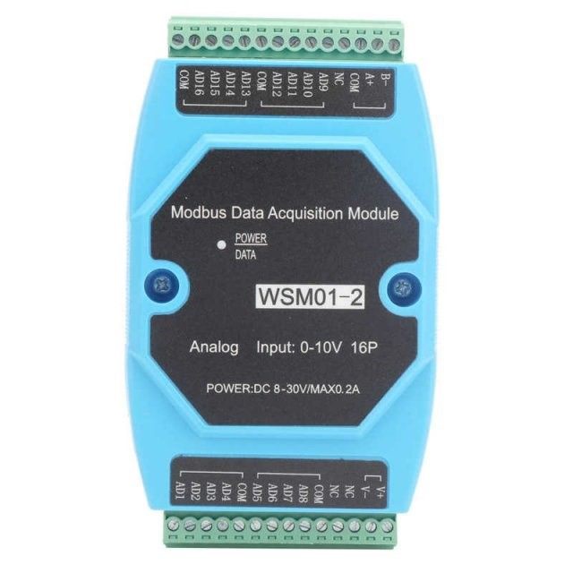 1 pc Voltage Acquisition Module Data Collector Logger 16AD 0