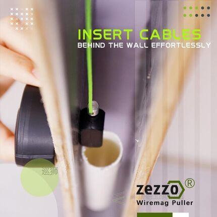 Zezzo Wiremag Puller Professional Electric Cable Tape Condui