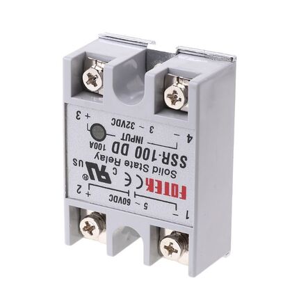 Solid State Relay Module 100A DC 3-32V Input DC 5-60V Output