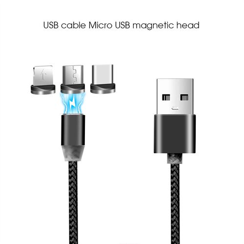 KEBIDU 1M Micro USB Magnetic Charge Cable Type C For iPhone