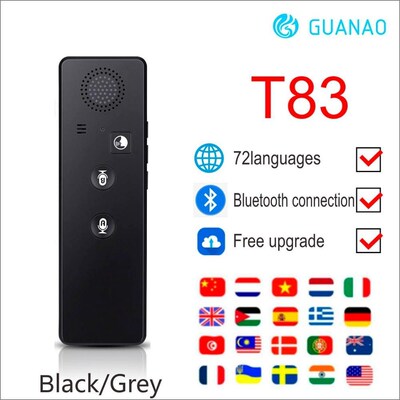 Portable T8 Smart Voice Speech Translator Two-Way Real Time