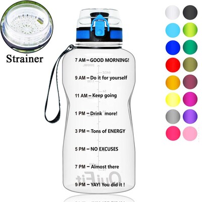 BuildLife 1.3L  Water Bottle For Bpa Free Tritan Outdoor S