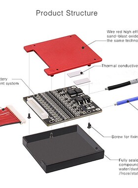 3.7V 13S BMS 15A 20A 30A 40A 50A60A PCM/PCB/BMS for 48V 1865