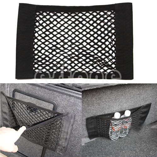 1PC Car Back Rear Trunk Seat Elastic String Net Mesh Storage