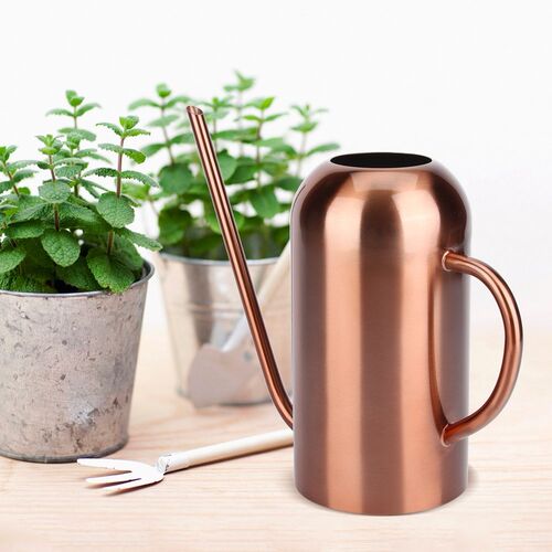 1.5L Watering Pot Stainless Steel Plants Watering Can Long S