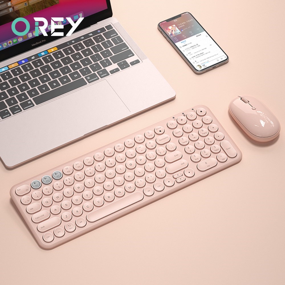 Bluetooth Wireless Keyboard Mouse Set For PC Gamer Recharge