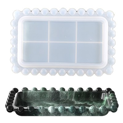 Silicone Rectangular Resin Mold Silicone Crystal Coaster Mol