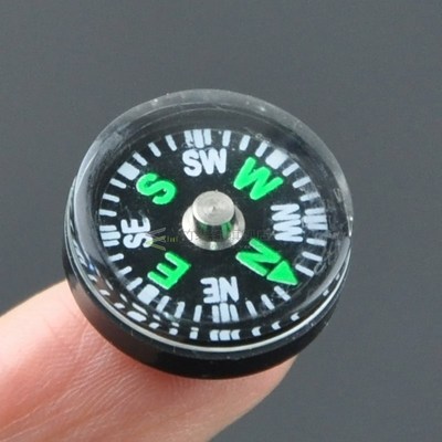 12 Pcs/Set 20mm Small Mini Compasses for Camping Hiking Trav
