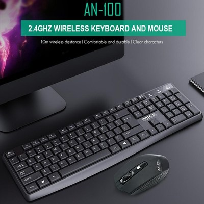 IMICE AN-100 2.4GHz Wireless Mouse Keyboard Combos 104 Keys