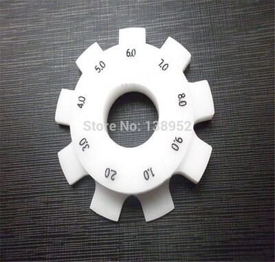 1-9mm Round plastic feeler gauge Accuracy 0.05mm for Automot