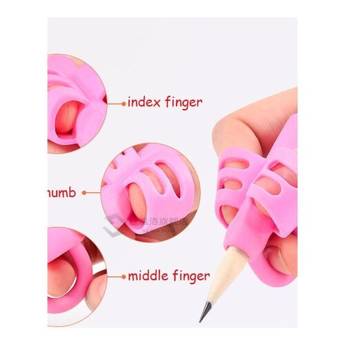1Pcs 5Pcs Pencil Grip Pen Holder Kids Beginner Writing Learn