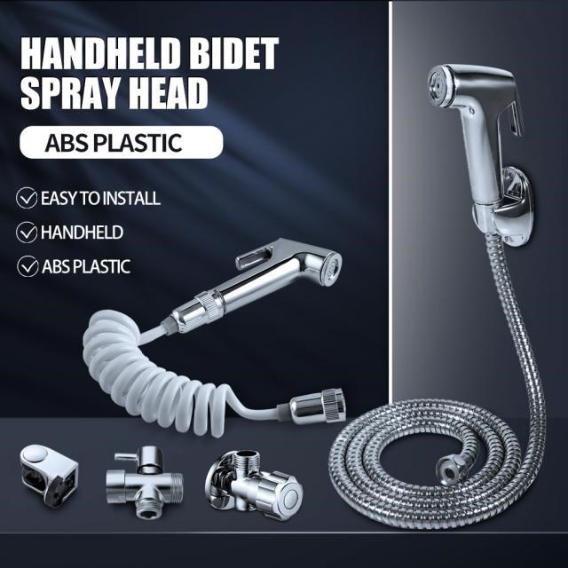 RecabLeght Toilet Bidet Sprayer Handheld Faucet ABS Bathroom