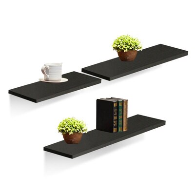 Wall Shelf Display Rack Wood Mounted Home Decoration Floatin