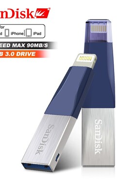 SanDisk USB Flash Drive iXPand OTG Lightning Connector USB