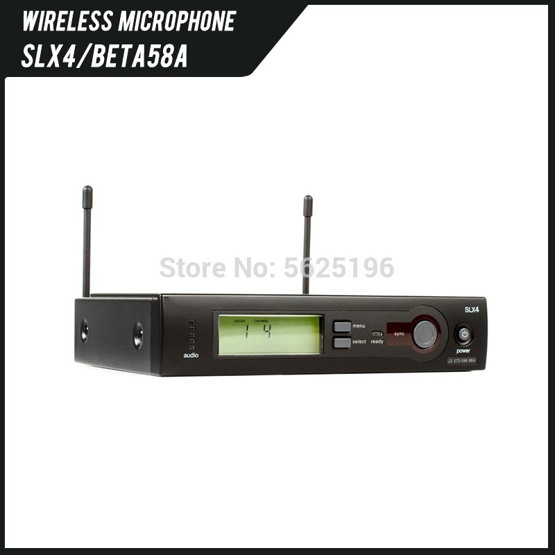 Top quality SLX4 HF professional wireless microphone mic sys