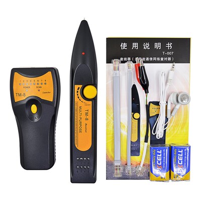 CHIPAL TM-8 Cable Tester RJ11 RJ45 Cat5 Cat6 Telephone Netwo