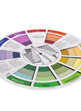Professional Coloring Matching Guide Color Wheel Colors Mix