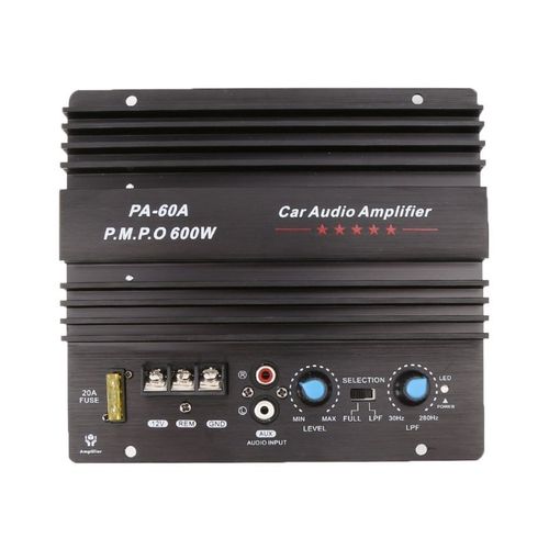 12V 600W Car Audio Amplifier Board PA-60A Subwoofer Circuit