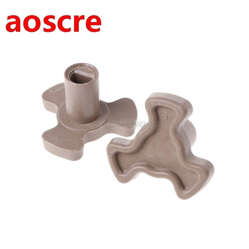 2Pcs 17mm Microwave Oven Turntable Roller Guide Support Coup