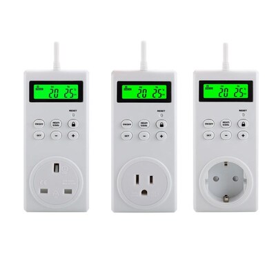 Wireless Thermostat Timer Switch Socket, Programmable Wirele