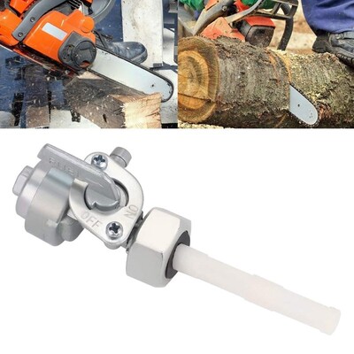 Fuel Shutoff Valve Petcock with Fuel Line Clamp 适用于 Chine