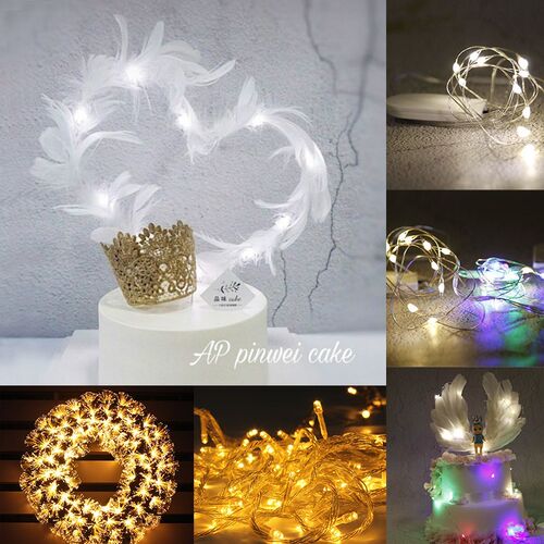 Net red love feather cake decorative lamp creative wedding d