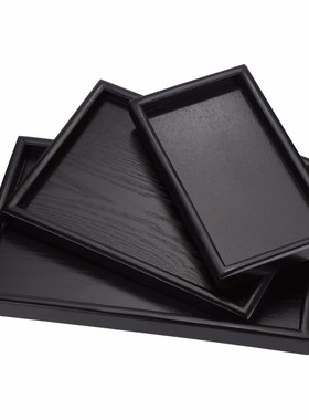 3 Sizes Rectangle Green Tea Board Puer Tea Trays Storage Cup