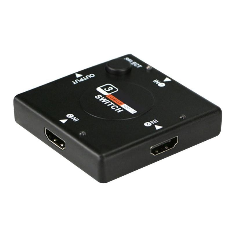 3 Port HDMI Splitter 1080P Video 1x3 HDMI 3 Input 1 Output S