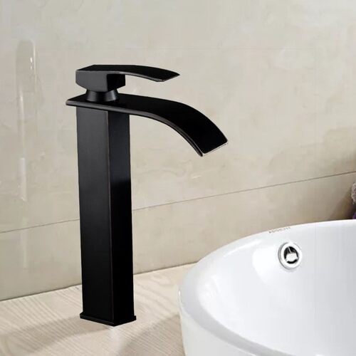 Bathroom Sink Faucet, Waterfall Spout Basin Faucet, Cold and