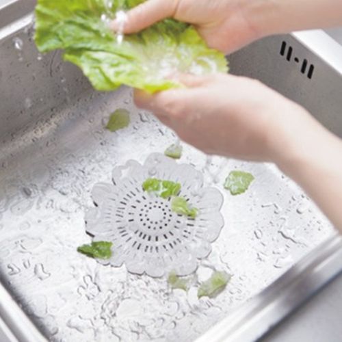 15x15cm Silicone Kitchen Cleaner Sink Filter Sewer Drain Hai