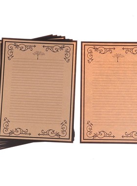 8 Sheets/set European Vintage Style Writing Paper Letter Sta