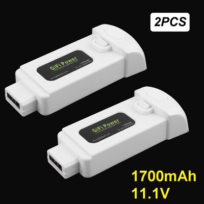 Gifi Power 2 Pcs 11.1V 1700mAh 18.87Wh Lithium Polymer Batte