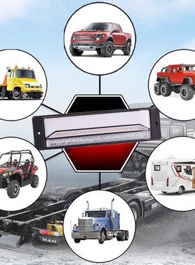 2Pcs Waterproof Car 147LED Tail Light Rear Lamp Pair Boat Tr