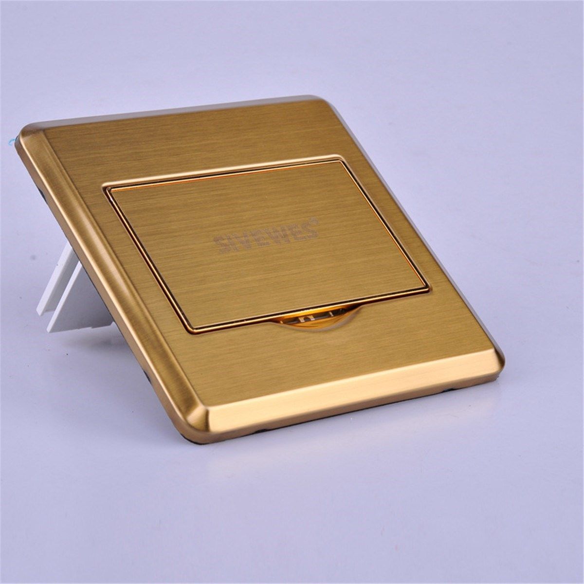 10a universal floor socket plate board ground outlet duplex