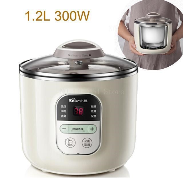 Microcomputer Control Electric Slow Cooker 1.2L 300W Reserva