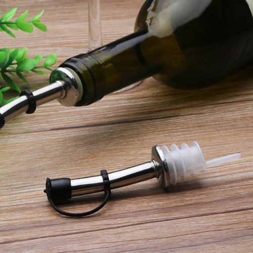 3pcs Stainless steel wine stopper Bottle Pourer Nozzle Olive