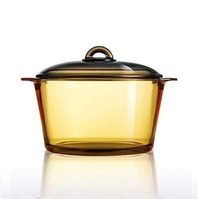 Vitro Blooming Heat-resistant Glass Cooking Pot Electric Pot