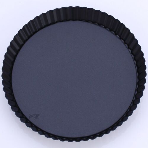 Non-Stick Tart Pan Pie Pizza Pan Round Baking Quiche Pan Rem