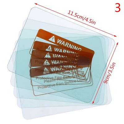 5pcs/lot Transparent Spare Welding Shield Cover Lens Protect