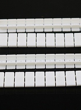 100pcs UK-3N MBKKB-2.5 ZB5 blank tag bar terminal identifica