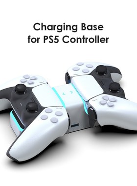For PS5 Controller Charger Dual USB  Charging Dock Stati