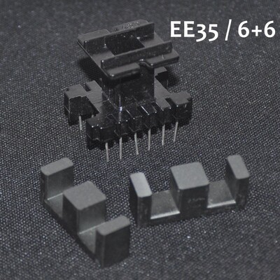 EE35 Ferrite Core With 6+6 Bakelite Skeleton Transformer Ver