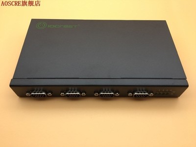 USB 2.0 to 232 Serial Adapter 4 Port DB9 pin RS232 Hub Conve