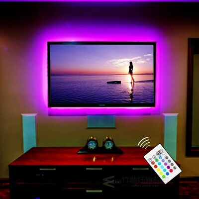 2m USB Powered LED Strip Light TV Backlighting Home Theater