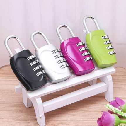 4 Dial Digit Combination Suitcase Luggage Metal Code Passwor