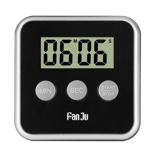 LCD Digital Kitchen Timer Cooking Clock with Magnet Count Up
