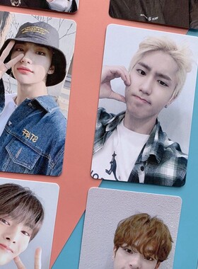 Kpop Stray Kids Photo Card Yellow Miroh Yellow Wood Album Lo