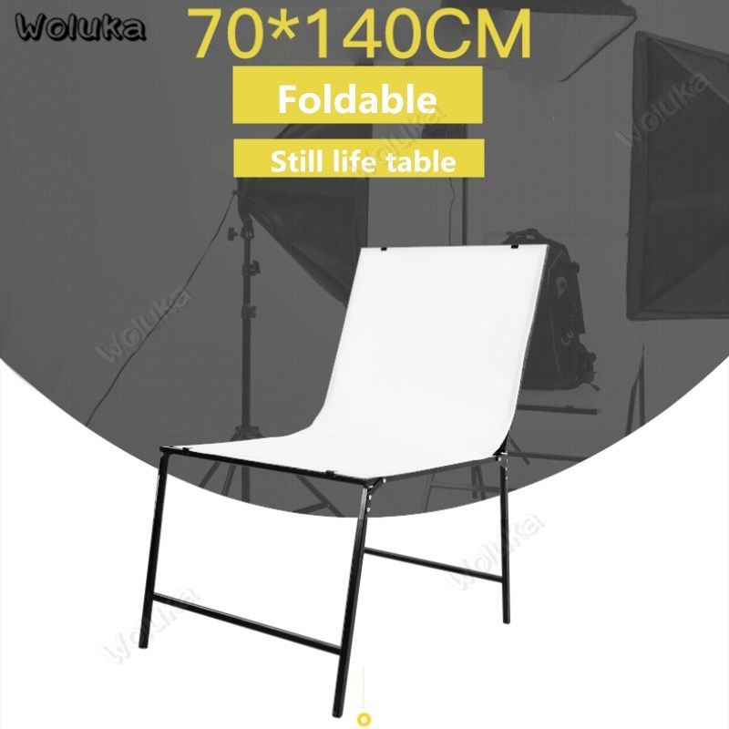 foldable still life table 70x140cm pvc reflection product p